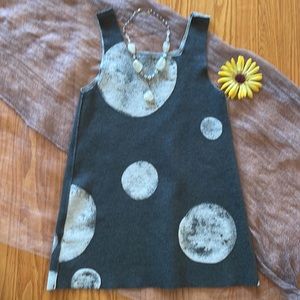 🌺 BOUTIQUE; RAVE PARTY Designer Moon Design Tank/Tunic Style Top Fits Sz. XS-S!